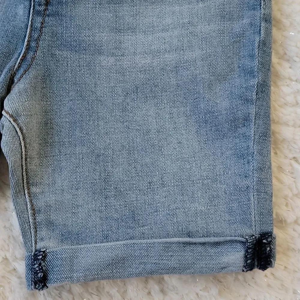 7FAM ROLLED CUFF JEAN SHORTS, SIZE 24 MONTHS